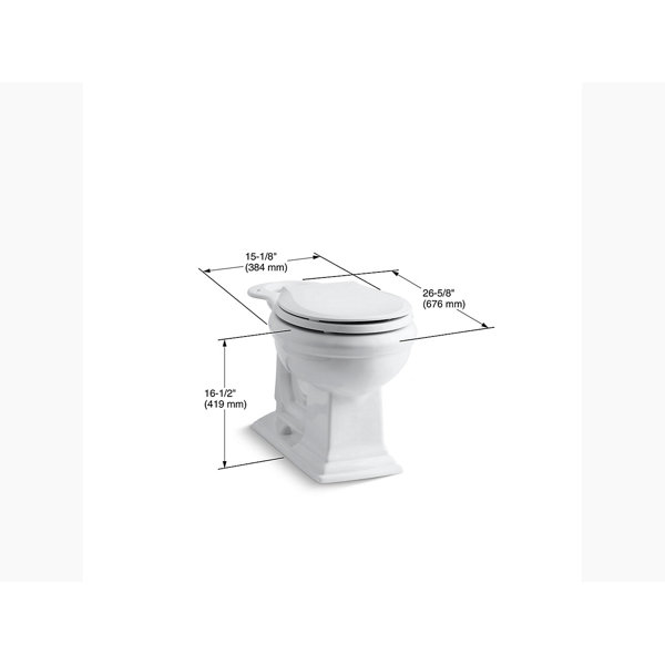 K43870,7,47 Kohler Memoirs® Comfort Height ChairHeight RoundFront